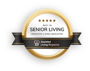 Best in Senior Living Badge at Tequesta Terrace